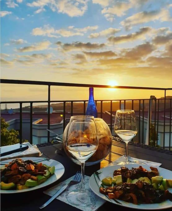 Private Pool 'Villa Vibe Tenerife' Sunset & Ocean View Chayofa Ngoại thất bức ảnh